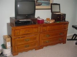 Double dresser as part of bedroom suite
