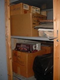 Match books, models, and so much yet to unpack and list