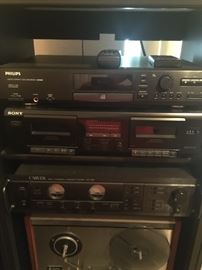 Philips CD  CDR-880  and Sony Cassette 