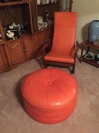 Orange Teak Rocker