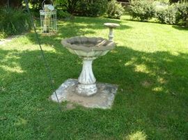 Concrete Bird Bath