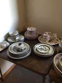 Vintage dishes
