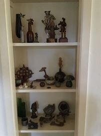 Figurines and smalls. Many signed