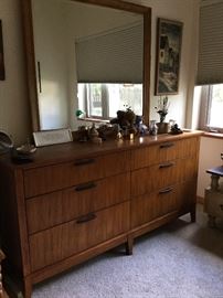 Dresser with mirror