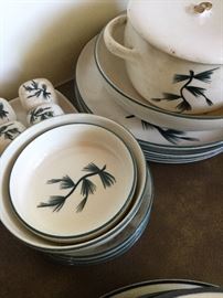 Retro dish ware.  Winfield pottery of Santa Monica 
