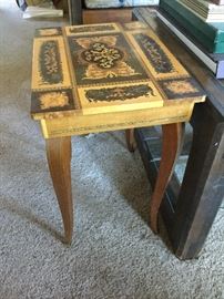 Wood carved table
