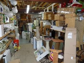 The basement...just loaded.