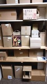 Many items in original boxes.