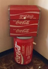 Coca-Cola Cooler/Vintage Storage Crate