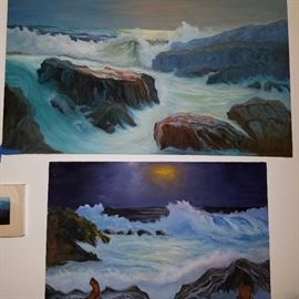 Large Original Art Seascapes