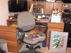 Desk and chair