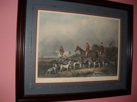 THE OLD BERKSHIRE HUNT PAINTED BY JOHN GOODE PUBLISHED BY JOHN O MALLEY AND SON