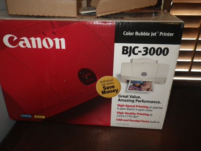 Canon color bubble jet printer