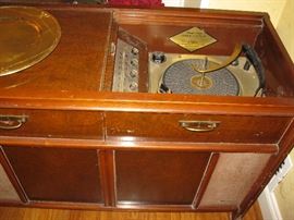 Vintage Magnavox record player.
