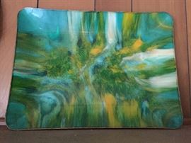 Copper Painted Plate