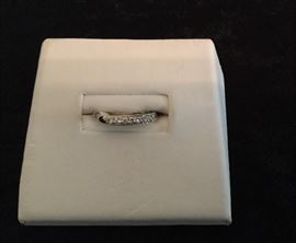 14K Gold Diamond Band