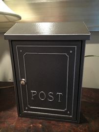 Heavy steel locking Post Box straight from Germany