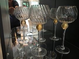 Beautiful Crystal stemware