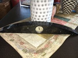 Koch and Lowy marble mantel clock.