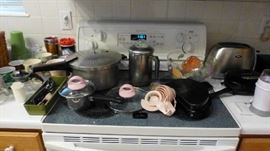 Kitchen items  STOVE IS NOT FOR SALE