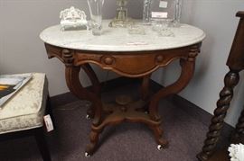 small table with marble top 299.00