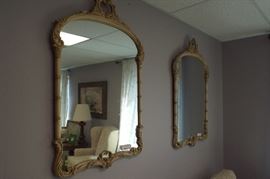 matching vintage mirrors 40.00 each