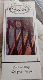 Salvi Daphne Non-Pedal “ANA” Harp Walnut & Mahogany