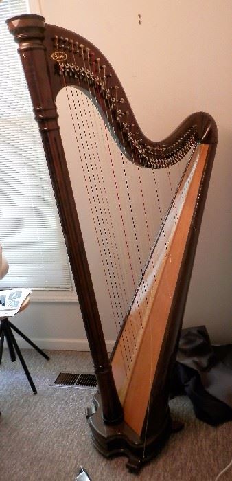 Salvi Daphne Non-Pedal “ANA” Harp Walnut & Mahogany