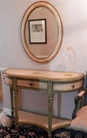 Entryway Table w/Mirror