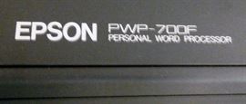 Epson PWP-700F Personal Word Processor, (Japanese to English)