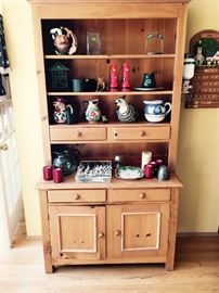 Pine Kitchen Storage Cabinet