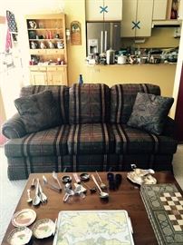 Plaid Sofa - Slightly Worn $65