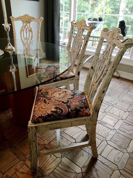 Beautiful painted chairs