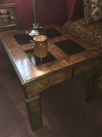 Vintage burl wood table