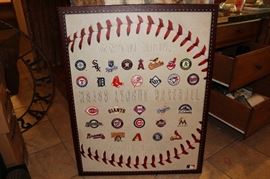 decor art baseball