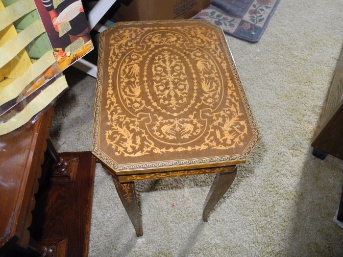 Small inlaid table