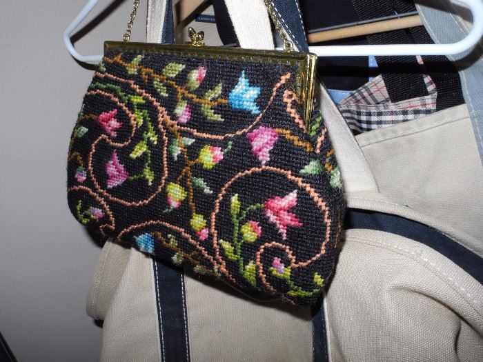Needlepoint handbag
