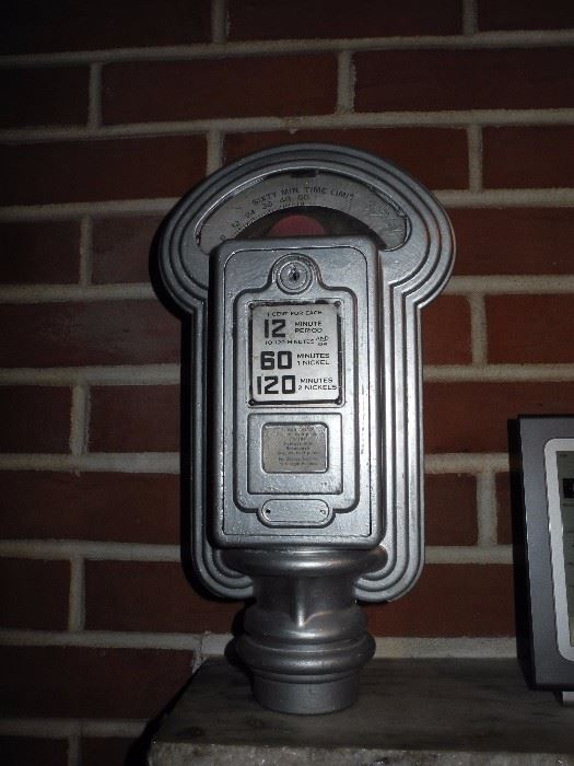 Real parking meter (we have two of these!)