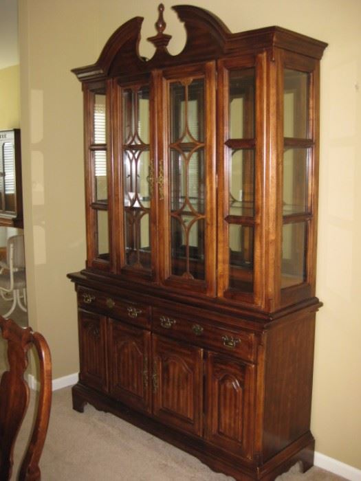 Vintage Hutch buffet china cabinet