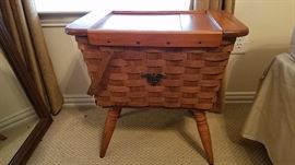 vintage sewing basket
