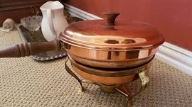 vintage copper dishes