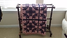 quilt, quilt rack