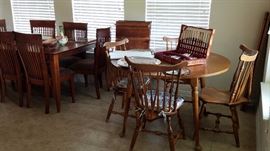 tables, flatware