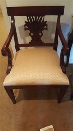Upholstered occasional arm chair