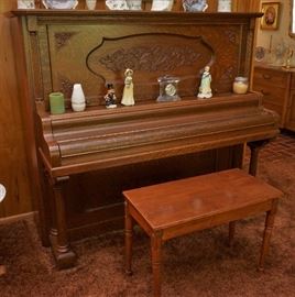 Upright Ebersole piano