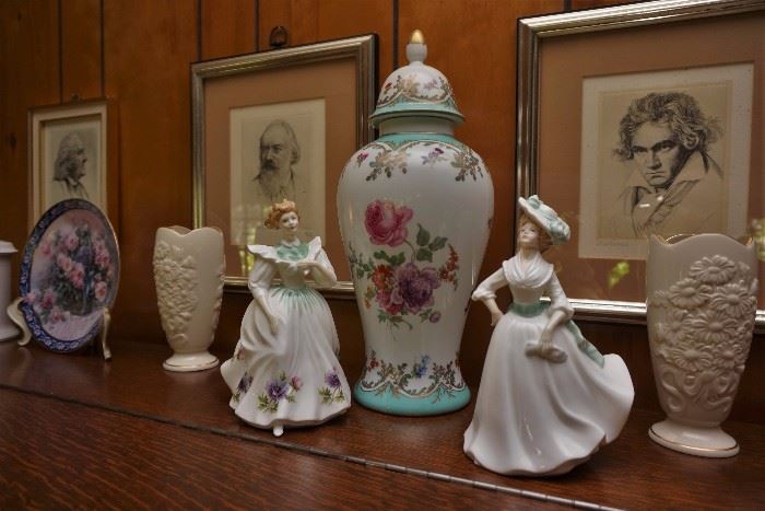 More Royal Doulton figures of the month figurines. One of the these are signed