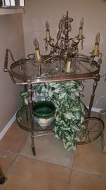 Vintage tea cart
