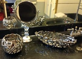 A few of the bathroom accessories that will be featured at this event.