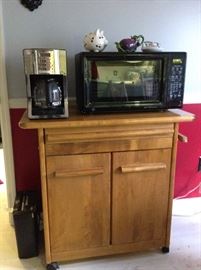 Microwave stand with storage