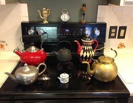 Awesome collection of tea pots